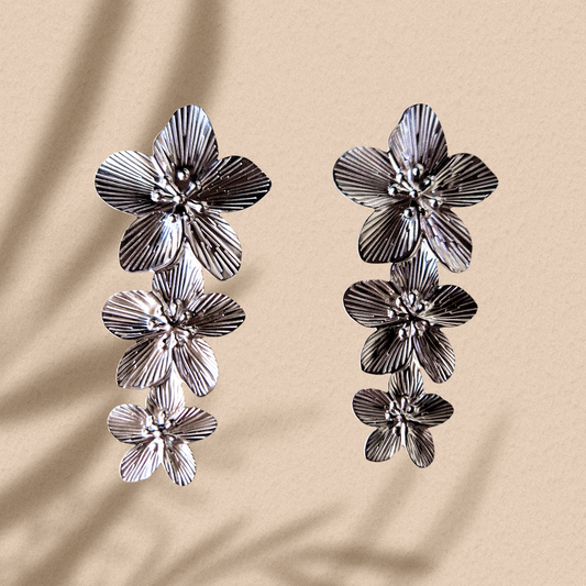 Orecchini Bouquet silver